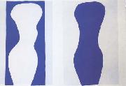 Shapes white Torso and Blue Torso(Jazz) (mk35) Henri Matisse